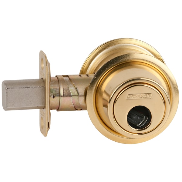 Schlage B500 Series Grade 2, Single Cyl, Less Core, US3, Rectangle Stk B560L 605 - main